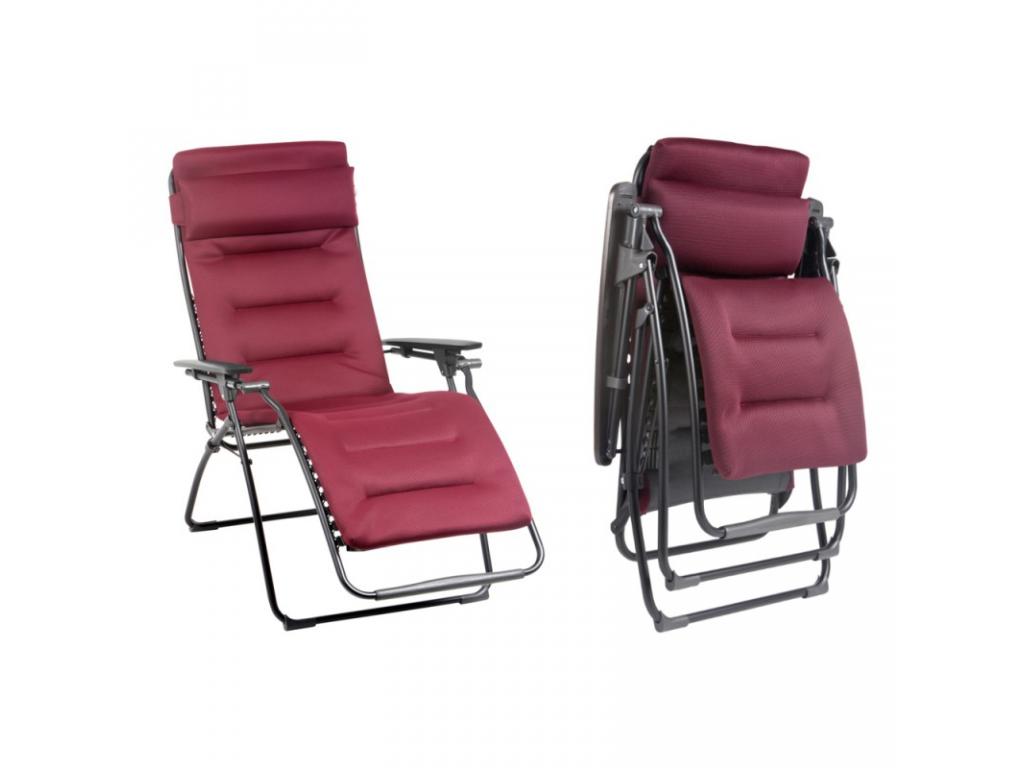 Lafuma Relax Air Comfort bordó napozó szék Napozóágyak