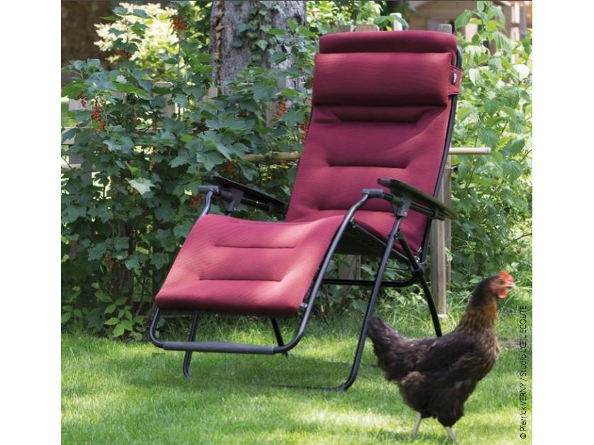 Lafuma Relax Air Comfort bordó napozó szék Napozóágyak