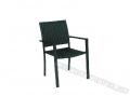 Genua Dalmata karfás szék, rattan/alumínium