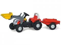 Pedálos traktor pótkocsival - Rolly Toys