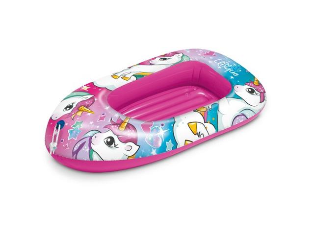 Rózsaszín Unikornis mintás felfújható csónak 112cm - Mondo Toys