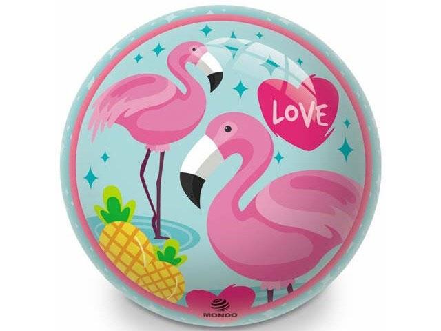 Flamingó BioBall gumilabda 23cm - Mondo Toys - Felfújatlan