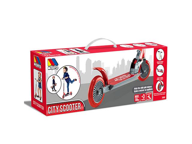 Molto: City Scooter roller piros színben