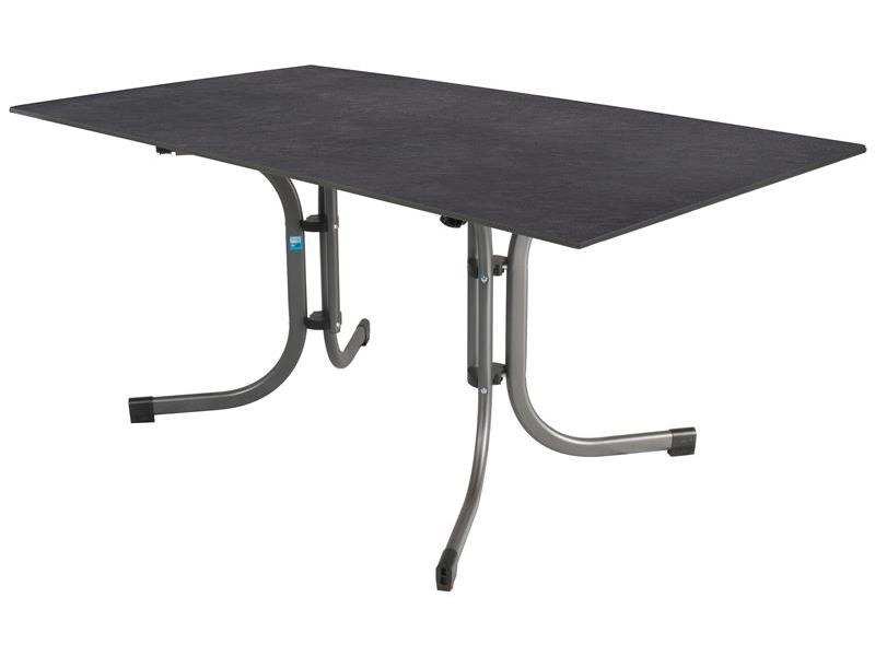 Összecsukható asztal antracit/pala 160 x 90 cm