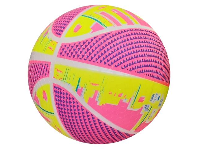 Neon kosárlabda mintás gumilabda 22cm-es több változatban