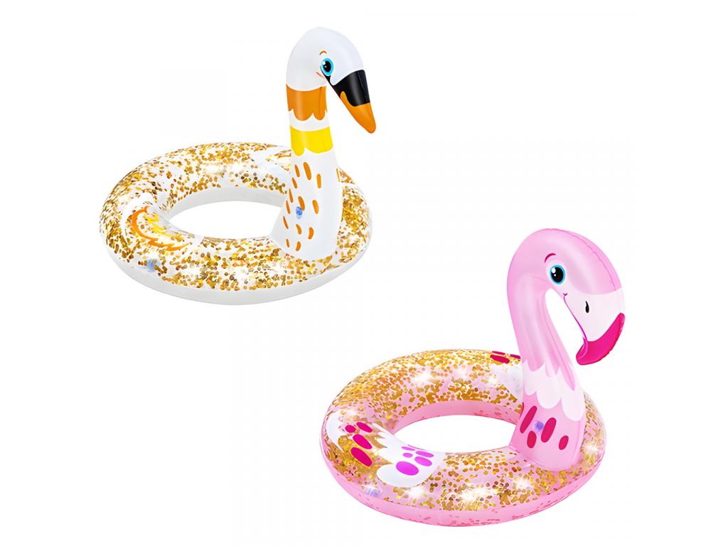 Bestway: Hattyú vagy flamingó úszógumi csillámmal 61cm 1db