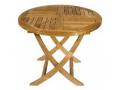 Lexington ECO kör alakú asztal eco teak natur fából , átmérője 90 cm , magassága 75 cm